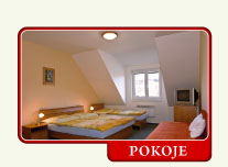 pokoje penzionu na jižní moravě