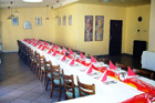 Slavnostní tabule při slavnostních příležitostech v restauraci